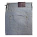 NYDJ Striped Denim Cuffed Crop Jeans Lift Tuck Old West Size 8