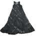 NWT Johnny Was Rhea in Black Tiger Polka Dot Silk Sleeveless Maxi Dress S