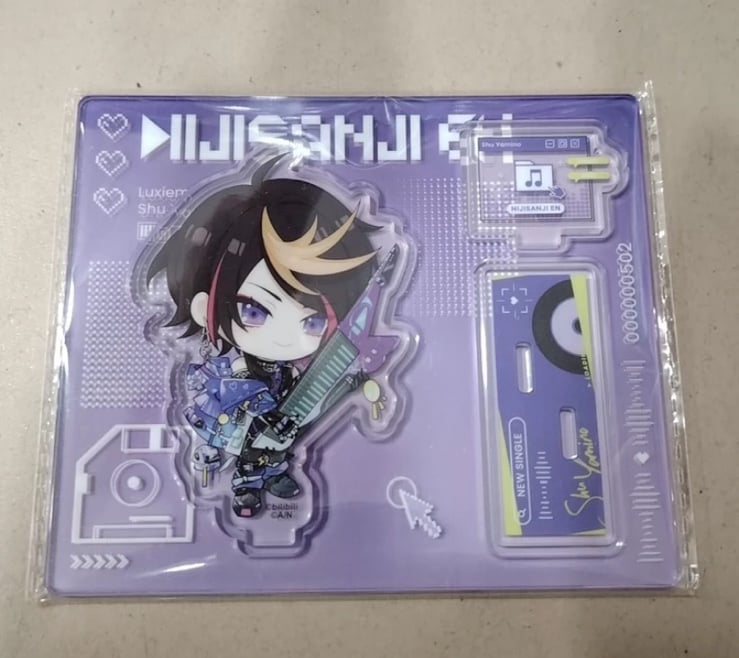 NIJISANJI EN x DIMENSION POPTOWN CAFE - Shu Yamino Chibi acrylic stand