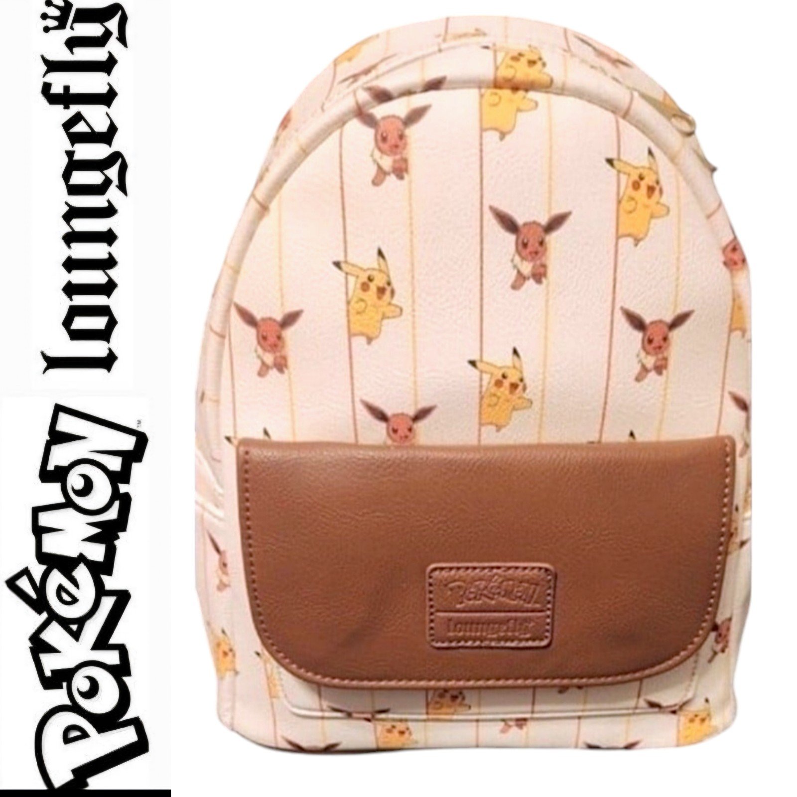 Loungefly Pokemon Pikachu & Eevee Mini Backback NEW