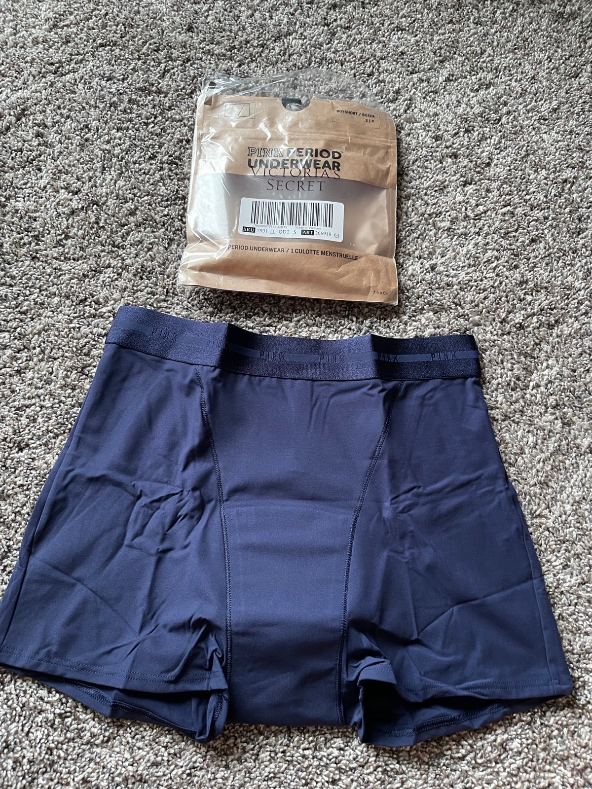 Victoria’s Secret pink Period boy shorts Sz Small