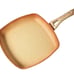 11” Terracotta Square Grill Pan/Sarten Cuadrado para Azar Carne o Pollo