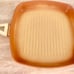 11” Terracotta Square Grill Pan/Sarten Cuadrado para Azar Carne o Pollo