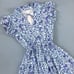 Smith & Quinn The Maeve Thistle Kiss Blue Floral Flutter Sleeve Mini Dress