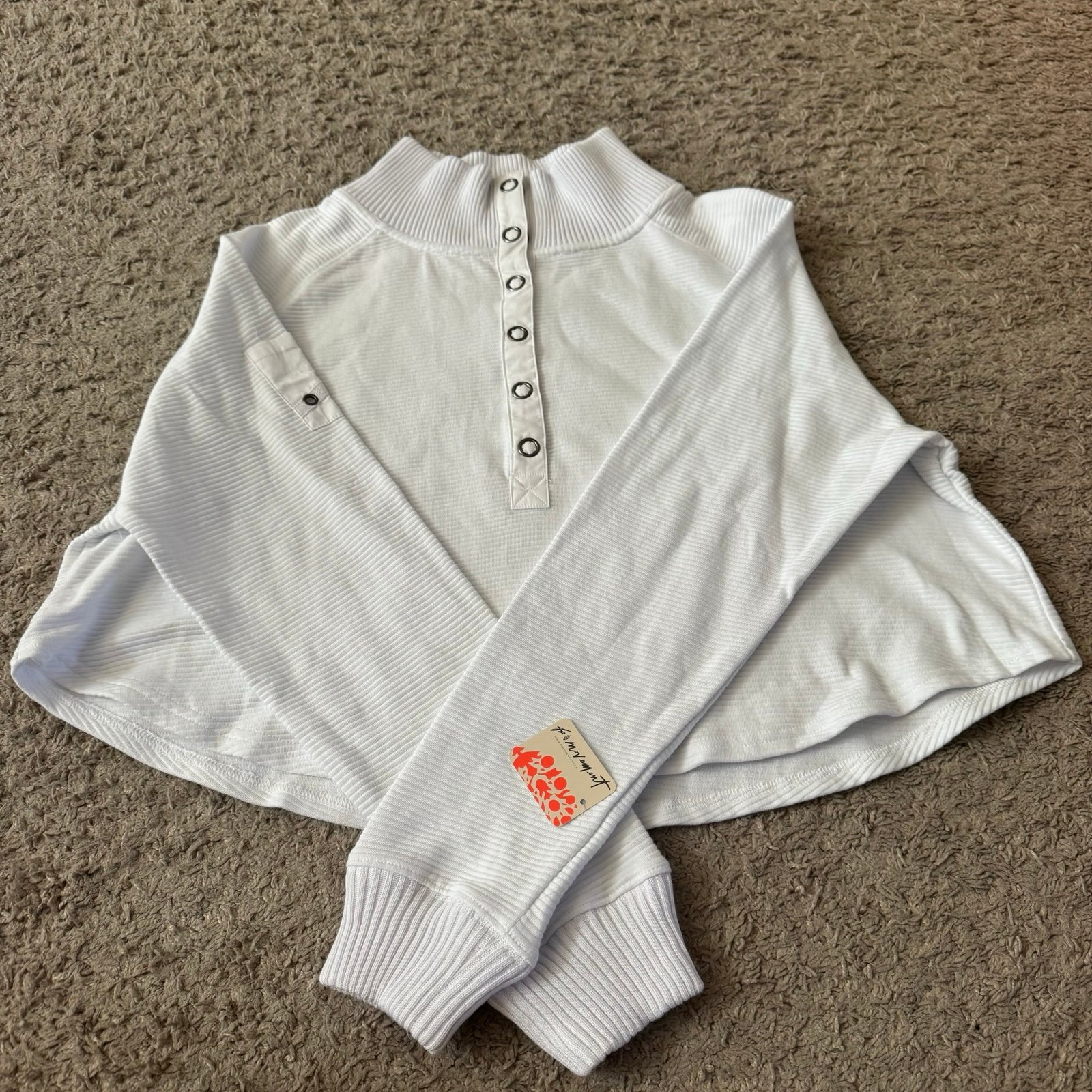 Women’s Free People FP Movement So Fly Henley Layer Top