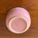 Vintage 60's Hull Crestone Pottery Pink Mixing Bowl w/White Frosted Drippy Edge