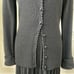 Vintage 70s St John 2pc Pleated Skirt Suit Set Santana Knit Black 4