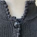 Vintage 70s St John 2pc Pleated Skirt Suit Set Santana Knit Black 4