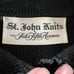 Vintage 70s St John 2pc Pleated Skirt Suit Set Santana Knit Black 4