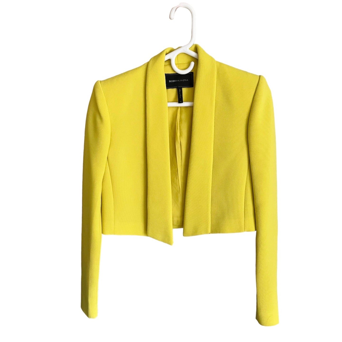 Bcbg yellow blazer sale