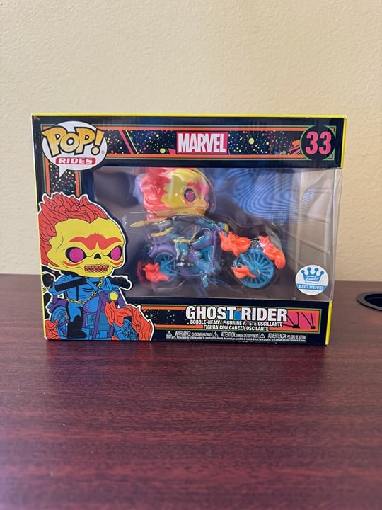 Funko Pop! Rides Ghost Rider Blacklight