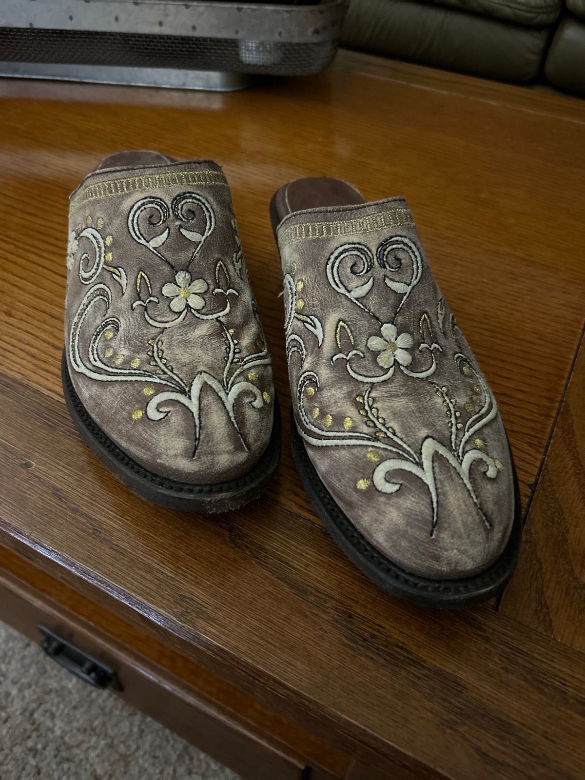Dan post mule slip on shoes