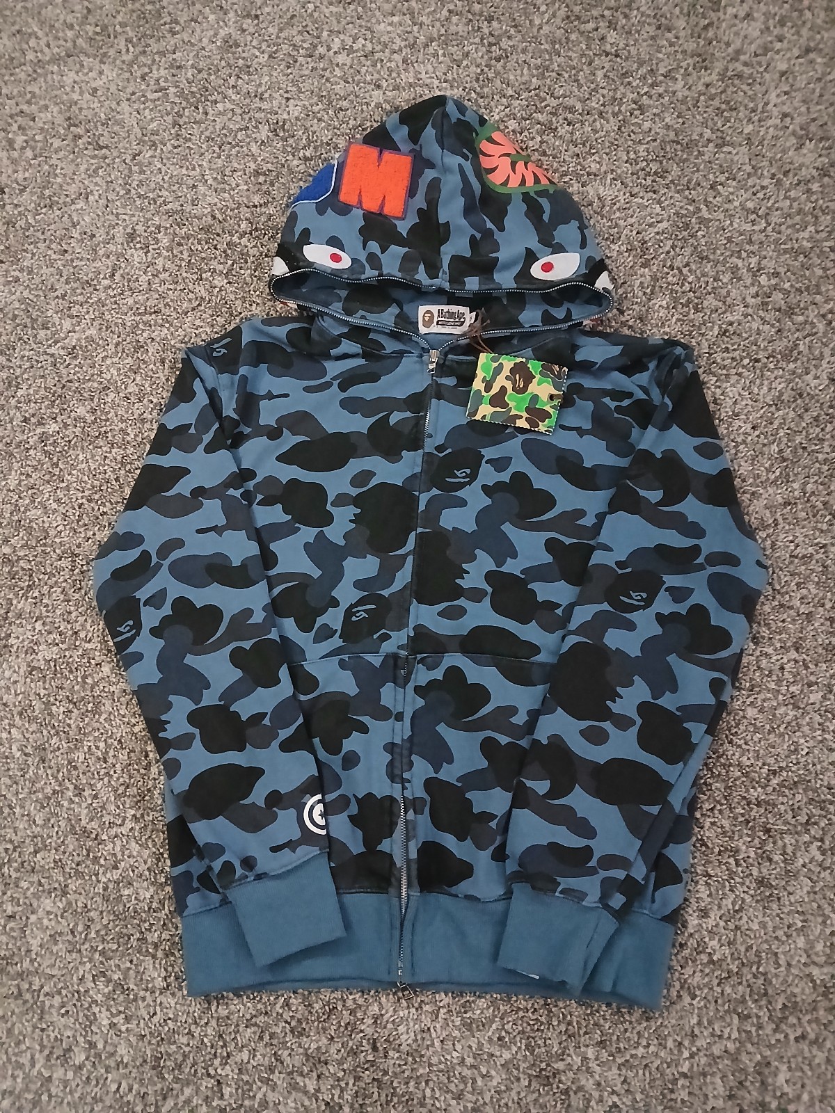 Blue Bape Hoodie