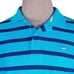 Southern Tide Skipjack Men's Turquoise & Navy Blue Striped Polo -- Large
