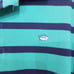 Southern Tide Skipjack Men's Turquoise & Navy Blue Striped Polo -- Large