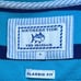Southern Tide Skipjack Men's Turquoise & Navy Blue Striped Polo -- Large