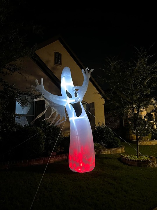 12 Foot Giant Halloween Inflatables Flame Ghosts Blow Up