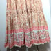 Southern Fried Chics Orange Maxi Dress Tiered Square Neck Puff Sleeve Smock Long