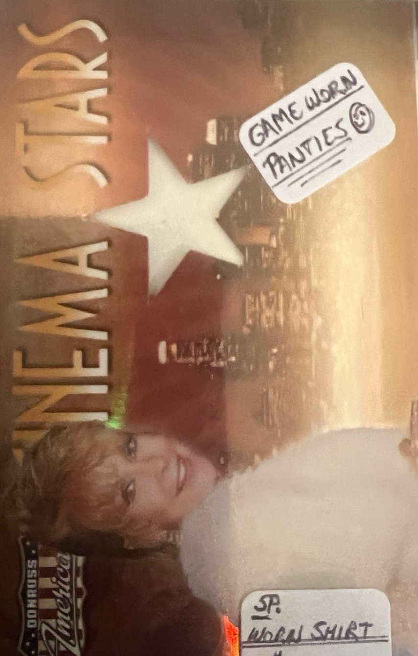 2007 American worn shirt authentic swatch Barbara Eden(I dream of Jennie) movie
