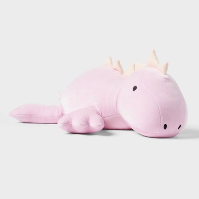 Purple Dinosaur Weighted Plush Throw Pillow - Pillowfort