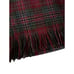 Pendleton VIRGIN WOOL Scarf Maroon Red Gray Multi Plaid Made In USA
