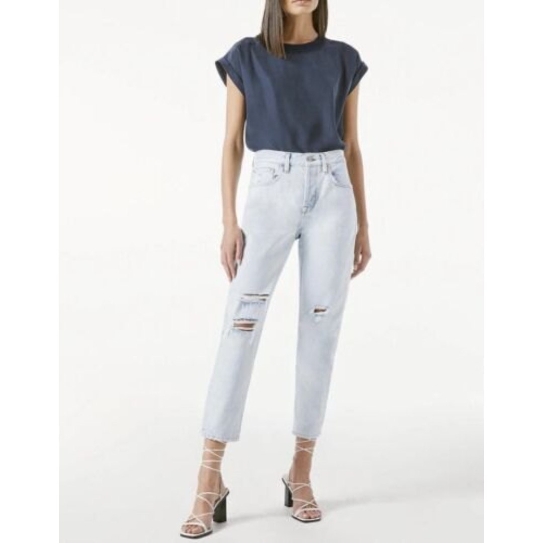 Frame Le Original High Rise Straight Fit 24 light wash