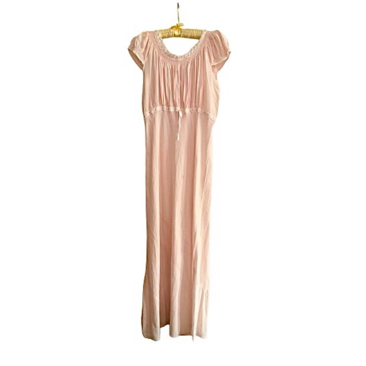 1930’s Pink Milkmaid Bias Cut Slipdress