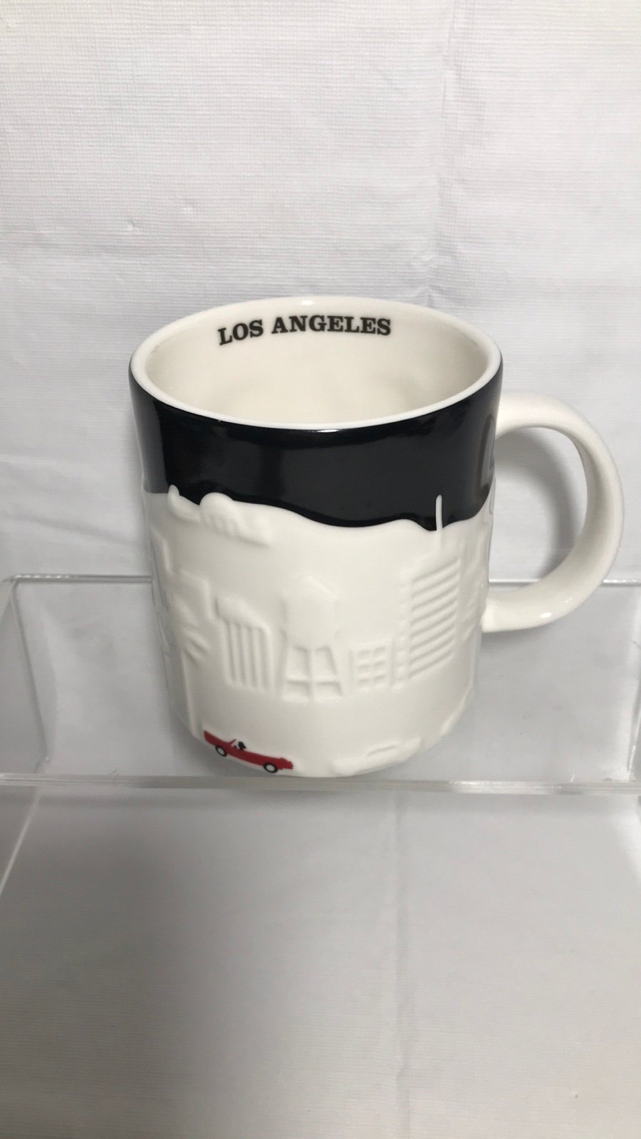Starbucks 2012 LA Los Angeles Limited Edition Collector Mug 16 Ounces Raised 3D