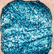 Mama koala teal glitter