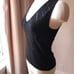Ideology Beaded Sequin V-Neck Racerback Knit Sweater Top Blouse