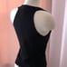 Ideology Beaded Sequin V-Neck Racerback Knit Sweater Top Blouse