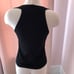Ideology Beaded Sequin V-Neck Racerback Knit Sweater Top Blouse