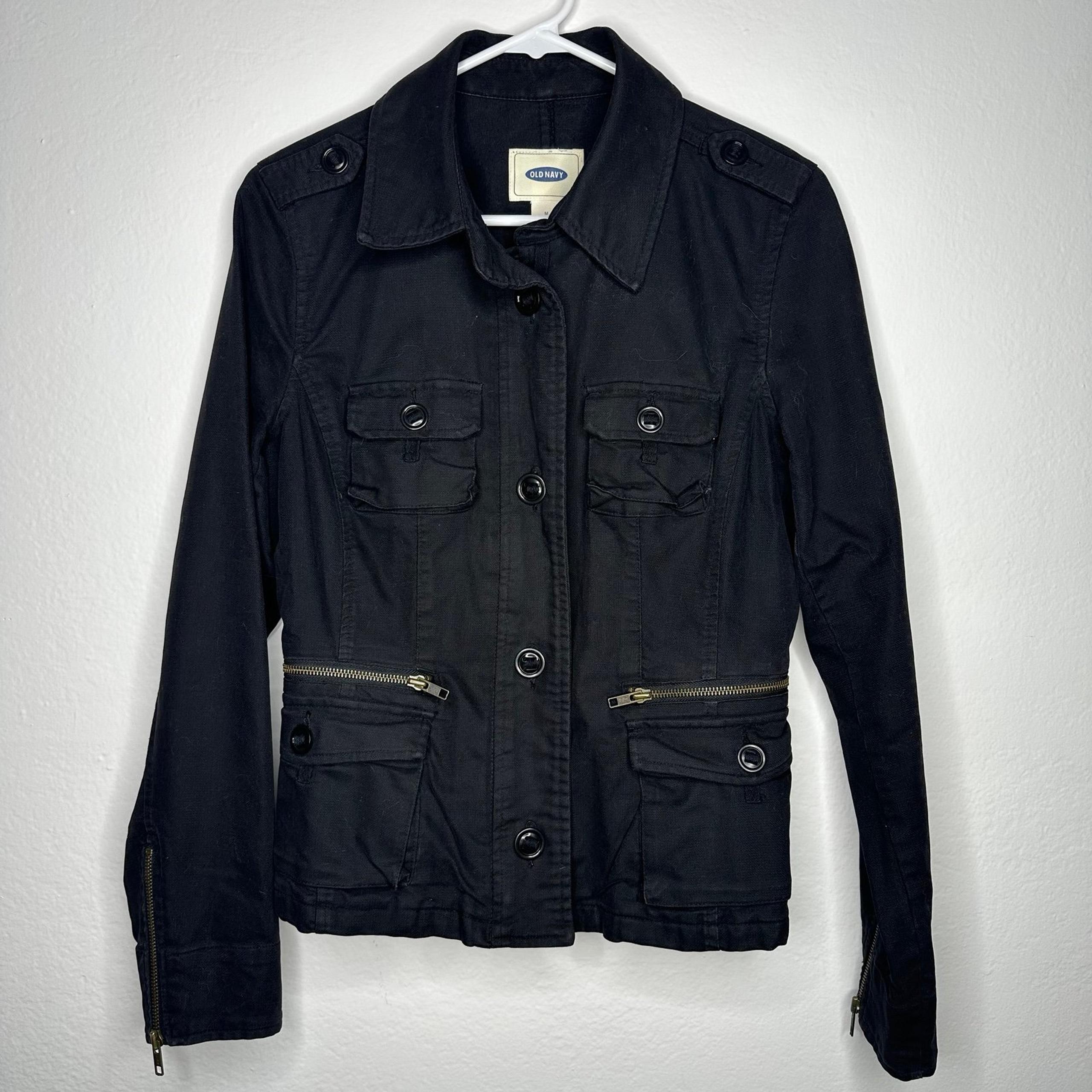 Old Navy Black Jacket Women Medium