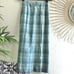 Pendleton Blue midi plaid skirt with zipper & pockets