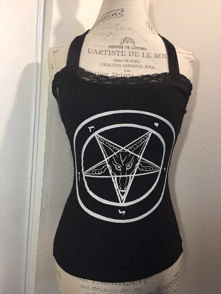 Pentagram Halter Corset Handmade DIY Hot