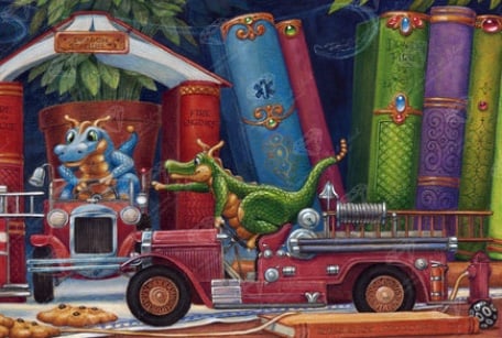 Dragon Brigade by Randall Spangler (Diamond Art Club) Diamond Painting