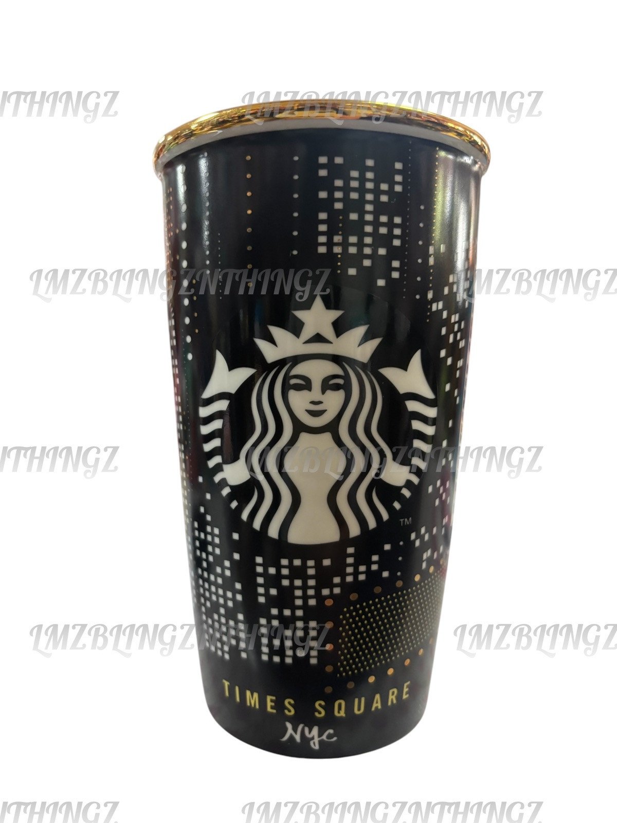 Starbucks 2015 NYC TIMES SQUARE Ceramic 12oz Tumbler~NWOT