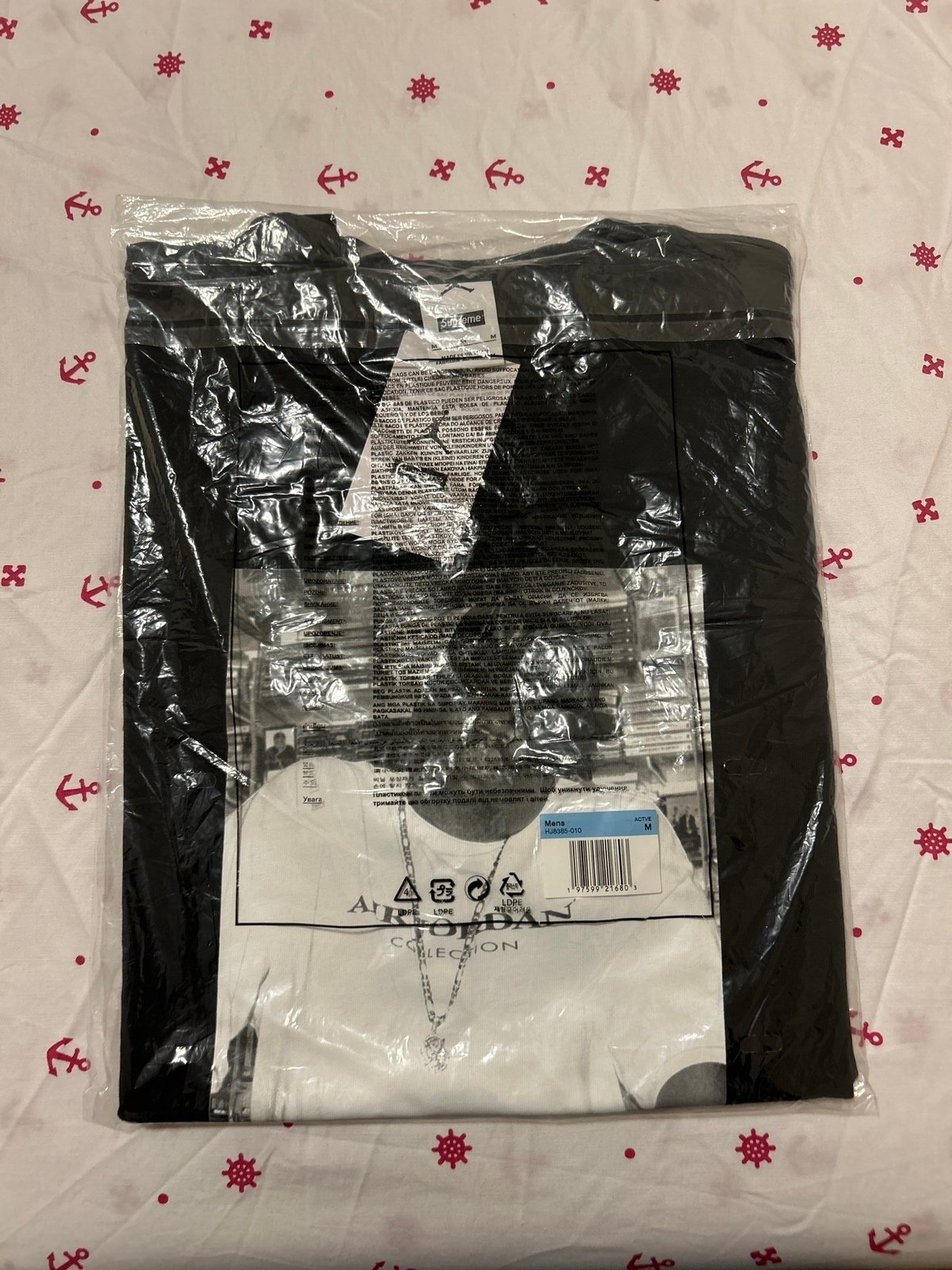 Supreme x Jordan Biggie Short-Sleeve Top Black