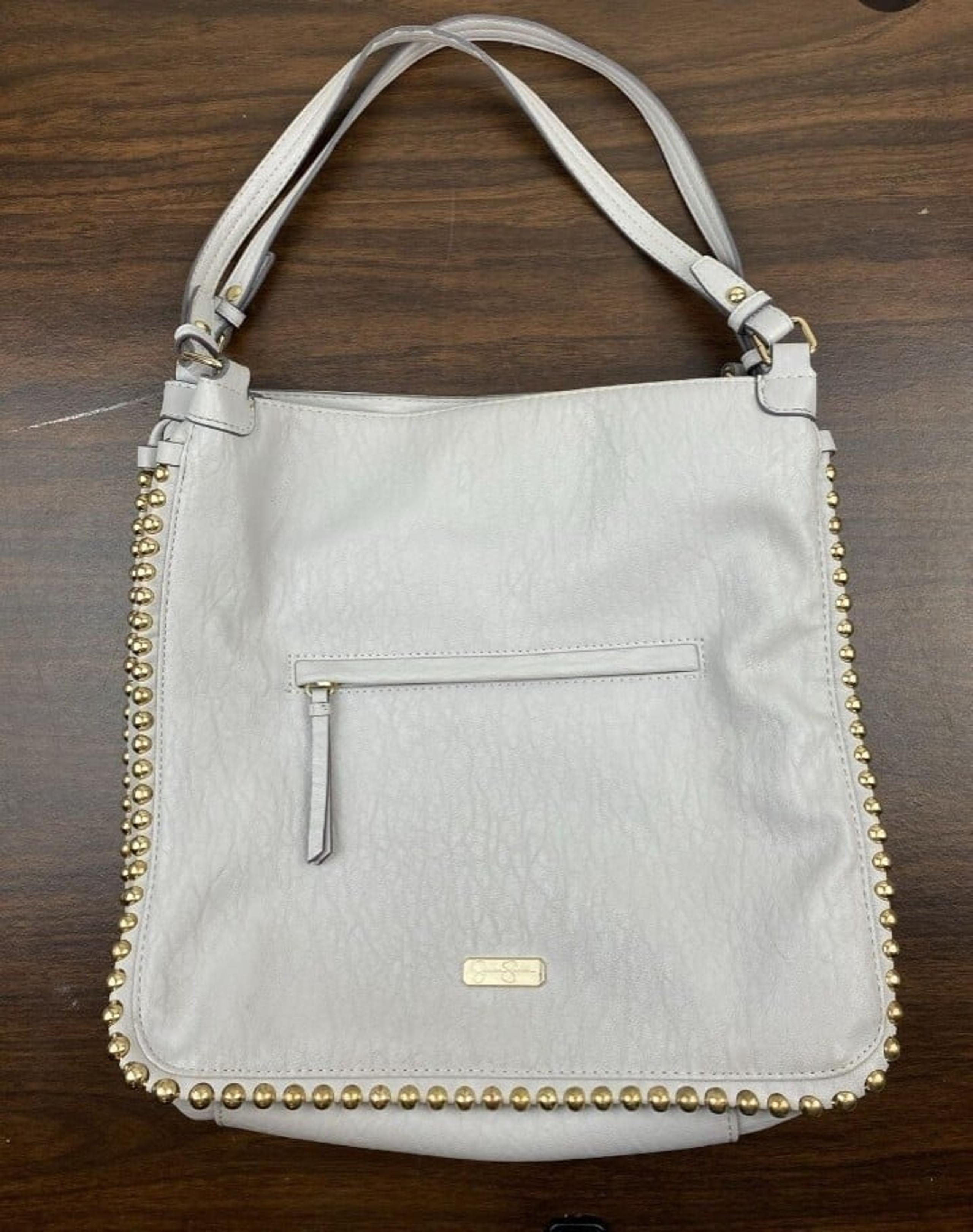 New Studded Leather Shoulder Bag. - Jessica Simpson
