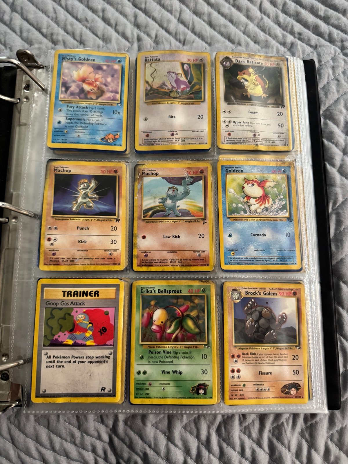 Vintage Pokemon cards