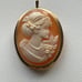Cameo Pendant and brooch 14k gold