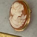 Cameo Pendant and brooch 14k gold