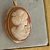 Cameo Pendant and brooch 14k gold
