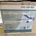 HUGGER 52” LED Ceiling Fan & Light Brushed Nickel, Opal Frosted Shade, Beige NIB