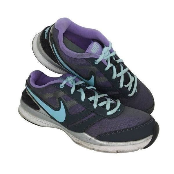Nike Total Core TR2 Women's Pre-owned Black/Purple Running Sneakers - sz. 10