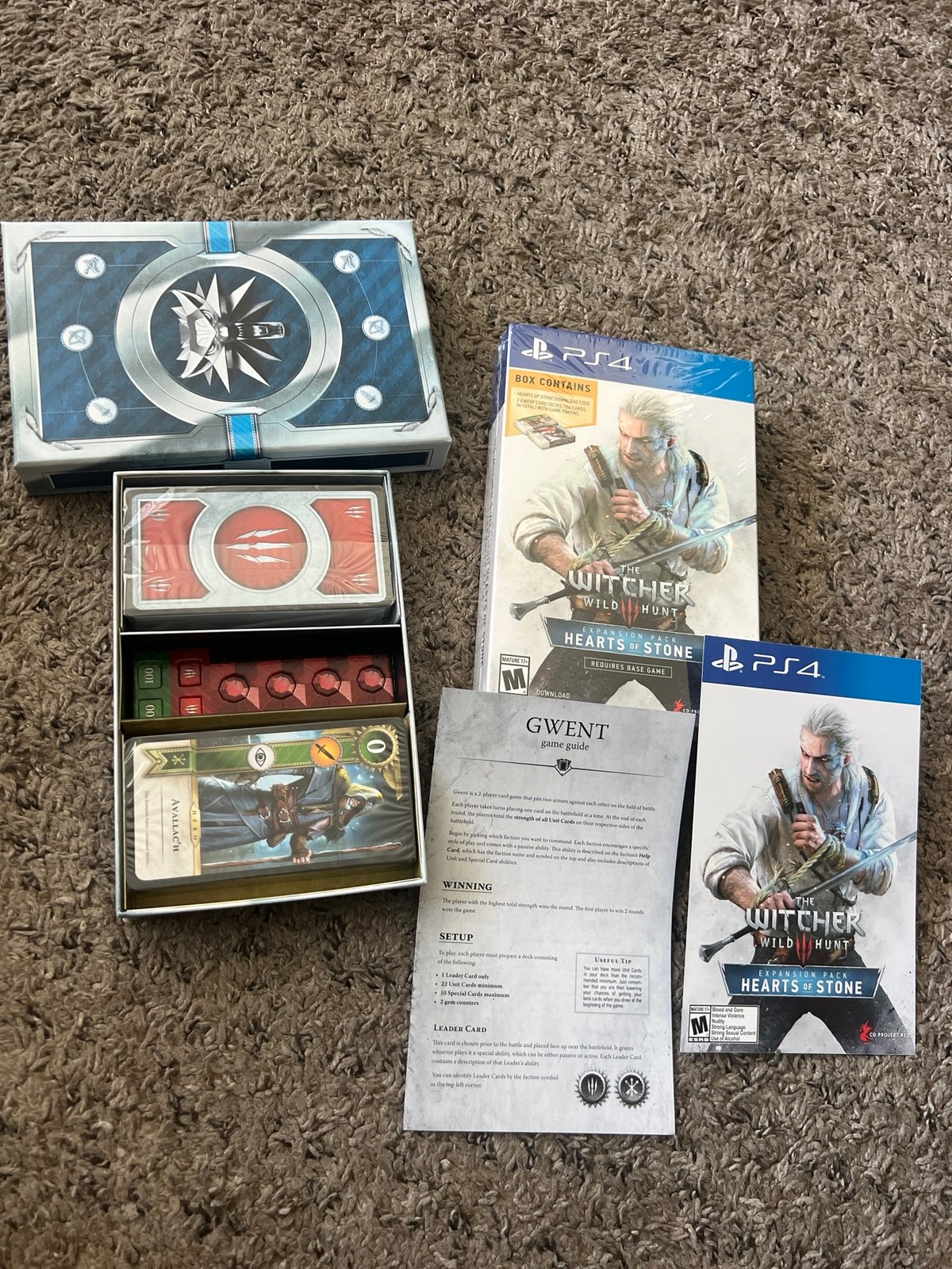 The Witcher “Hearts of Stone” Gwent card Game