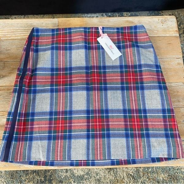 Vineyard Vines Jolly Plaid Postage Stamp Skirt