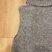 - CLUB MONACO - ITALIAN YARN WOOL SLEEVELESS TURTLENECK SWEATER GREY SZ XS