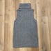 - CLUB MONACO - ITALIAN YARN WOOL SLEEVELESS TURTLENECK SWEATER GREY SZ XS