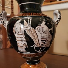 KUTAHIA Greek Vase, handmade in Greece, 11